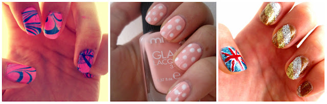 water marble nails nail art pink pastel polka dot nails olynpic glitter w7 gold nails holiday glitter nails