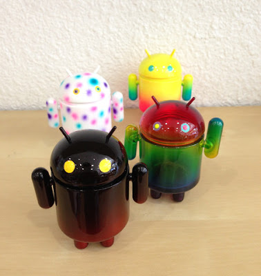 Dragatomi Exclusive D-Lux Custom Android Blind Box Series - Magma, Polka Dot, Rainbow & Neo Hawaii