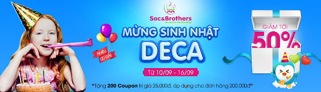 coupon giảm giá tại Deca.vn