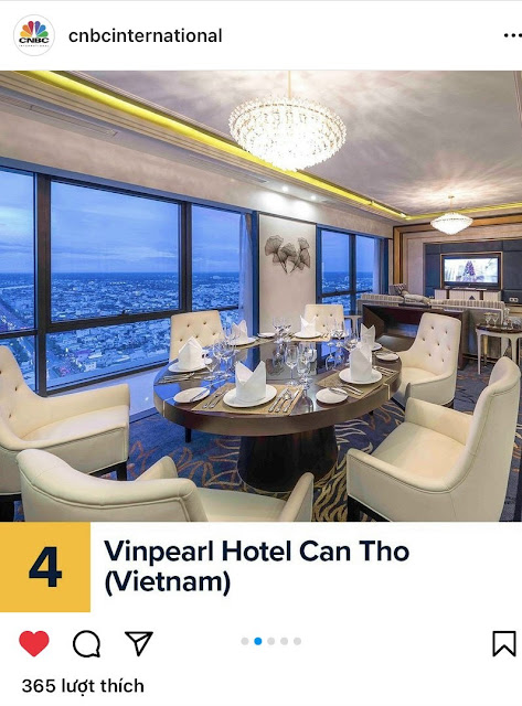 Vinpearl Hotel Cần Thơ được bình chọn trong top 5 khách sạn tại APAC theo CNBC