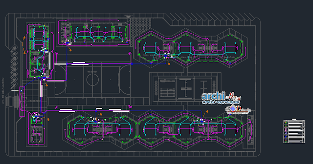 Children's Garden + Garden in AutoCAD 