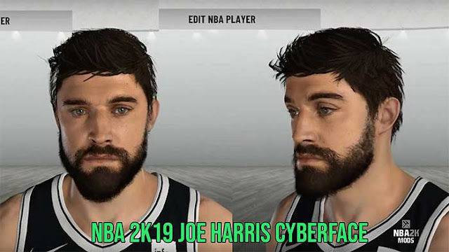 NBA 2K19 Joe Harris CyberFace