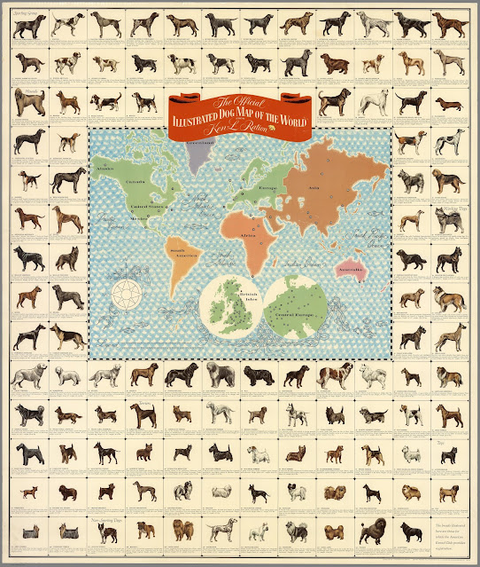 Mapa de perros del mundo, 1967