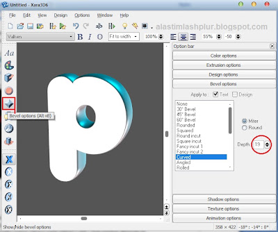 Membuat Teks 3D dengan XARA 3D dan Photoshop