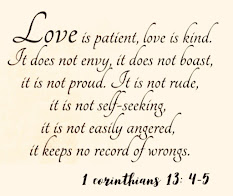 1 Corithians 13: 4-5 bible passage about nature of love