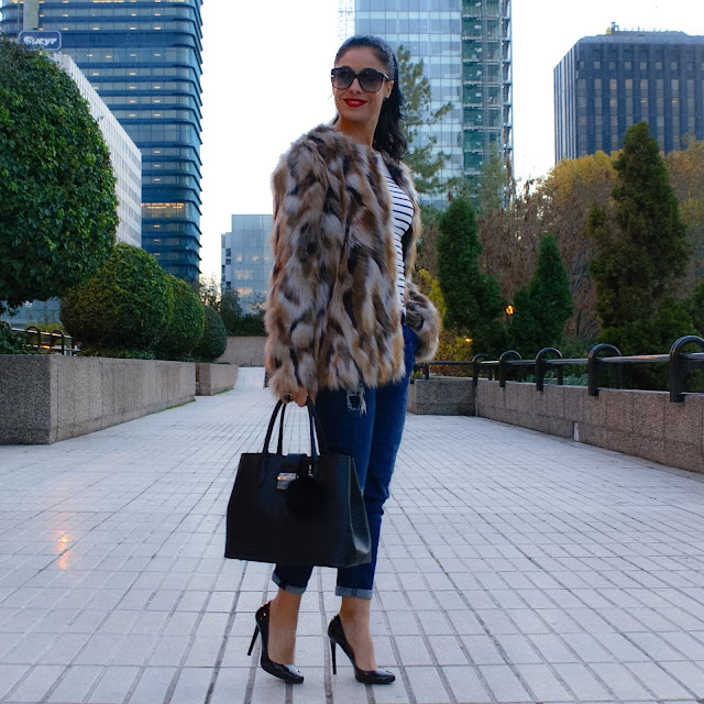 La Caprichossa, blog moda, Fur Coat outfit 