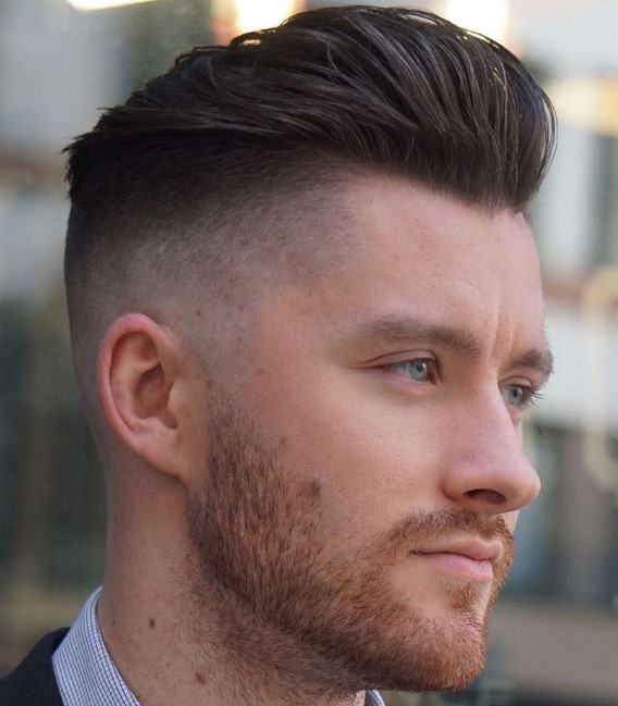 50 Ide potongan rambut  pria undercut  top knot brushed on 