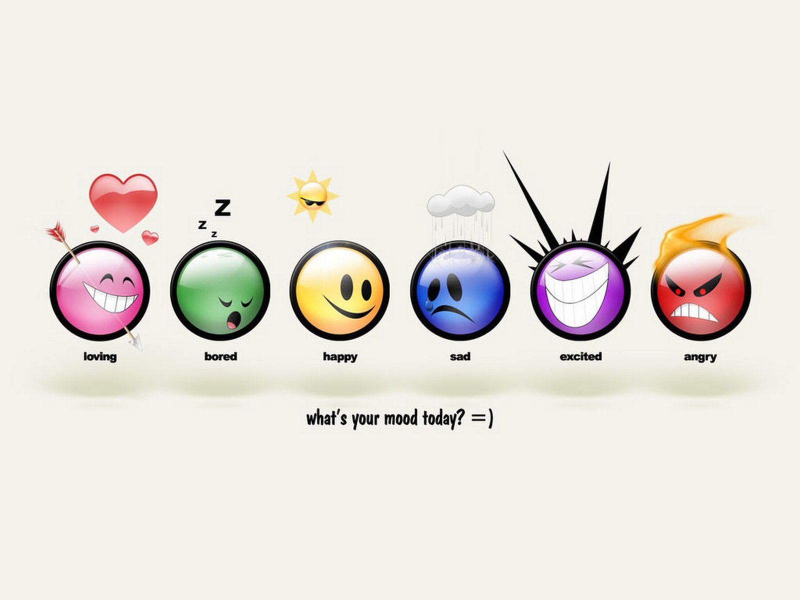 Funny smiley faces backgrounds