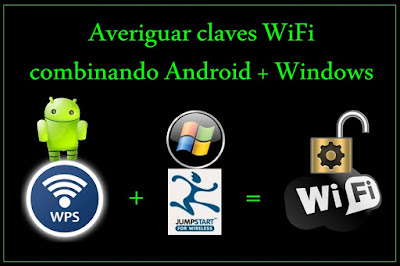 Averiguar claves WiFi combinando Android con Windows