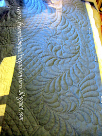 feathered border for farm quilt