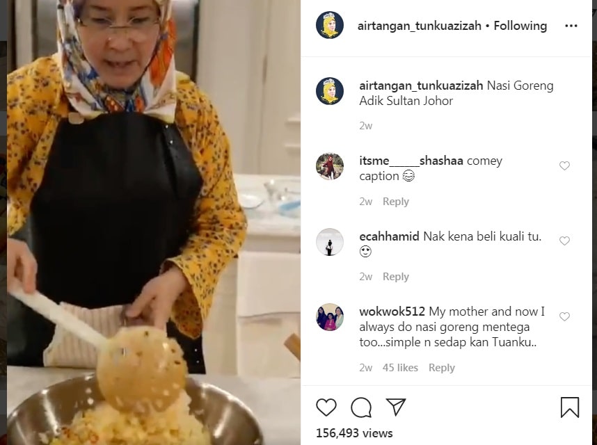 resepi raja permaisuri agong nasi goreng sosej mentega