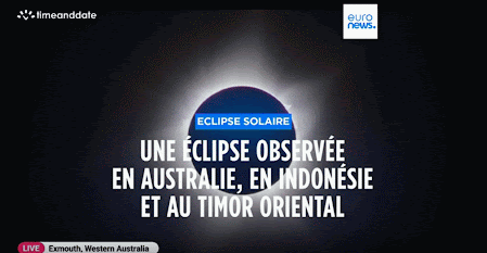 une éclipse solaire totale