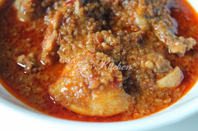 Kuah Kacang Dengan Ayam Istimewa Azie Kitchen - Azie Kitchen