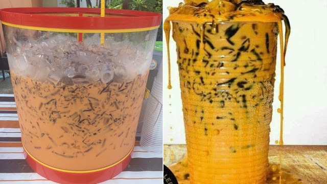 resepi teh ais cincau air balang