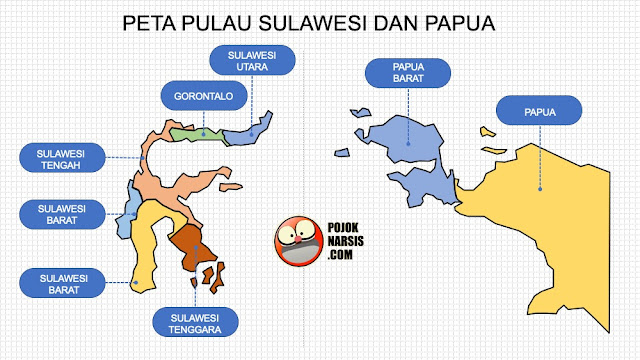 peta pulau sulawesi dan papua pptx