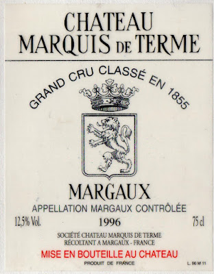 Ch.Marquis de Temeのエチケット