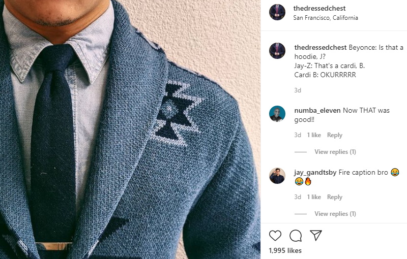 Rainer John the Dressed Chest menswear influencer