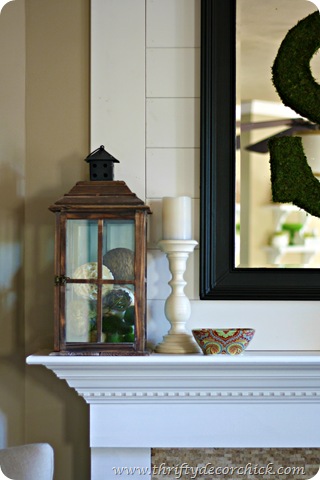 decorating a mantel