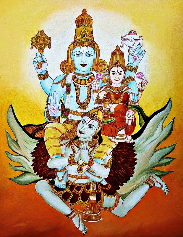 Artists of India  Garuda  by Padmaja
