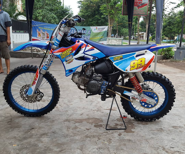 Desain Rangka Rakitan Motor Trail Rombakan Jupiter Z Dan ...