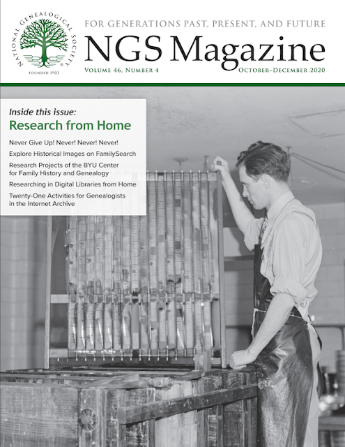 NGS Magazine cover