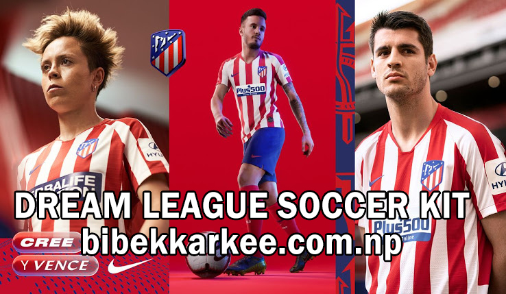 Atletico Madrid Dream League Soccer Kit and Logo for 2019/2020- LA LIGA