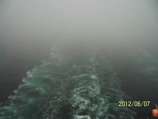 Queen Charlotte Sound into Hecate Strait towards Ketchikan