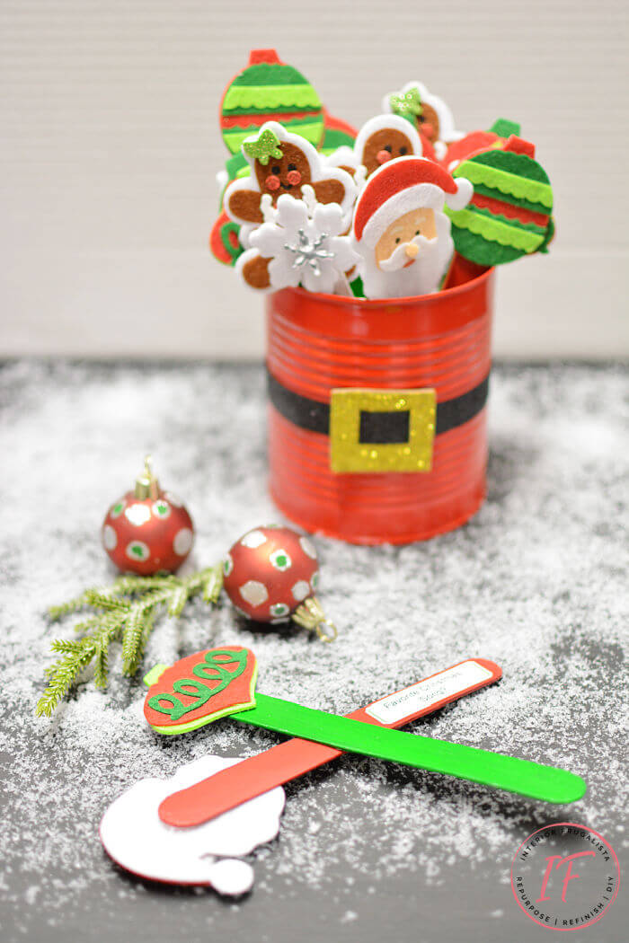 A family friendly Holiday Ice Breaker Party Game everyone, young and old, can enjoy that is easy to make and budget-friendly with dollar store finds.