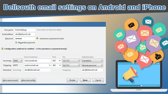 Bellsouth email settings