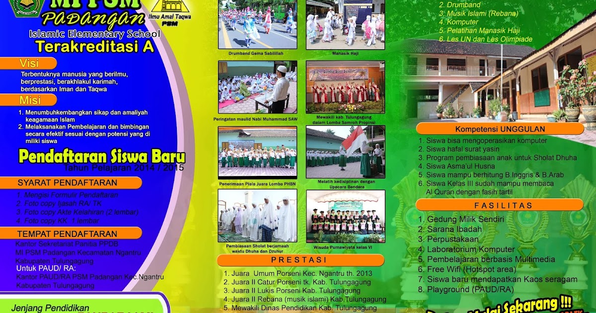 ISLAMIC ELEMENTARY SCHOOLS (MI) PSM PADANGAN: PENDAFTARAN 