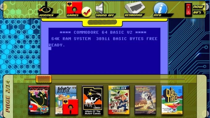 «Emulator for C64» - Παίξτε δωρεάν πάνω από 80 παιχνίδια του Commodore 64