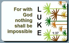 Luke 1:37 Card