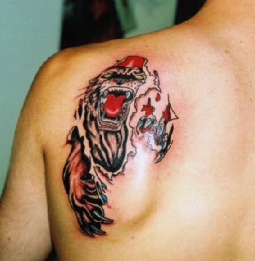 lion tattoo images. tribal lion tattoo.