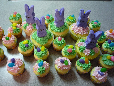 easter cupcakes for kids. the cutest Easter cupcakes