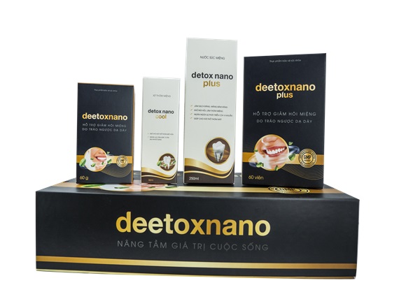 Công dụng của trị hội miệng deetoxnano