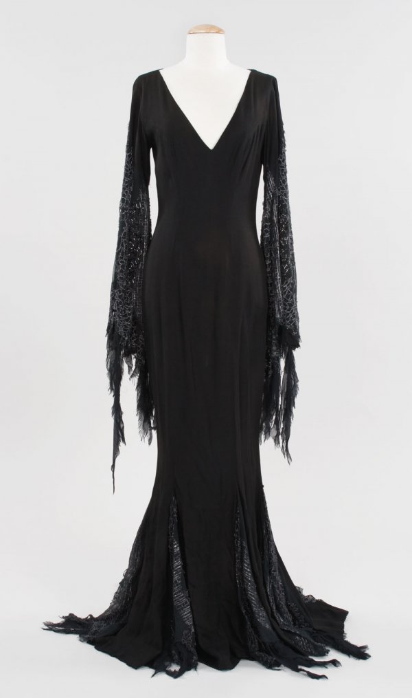 I want to show you the real Morticia Addams dress