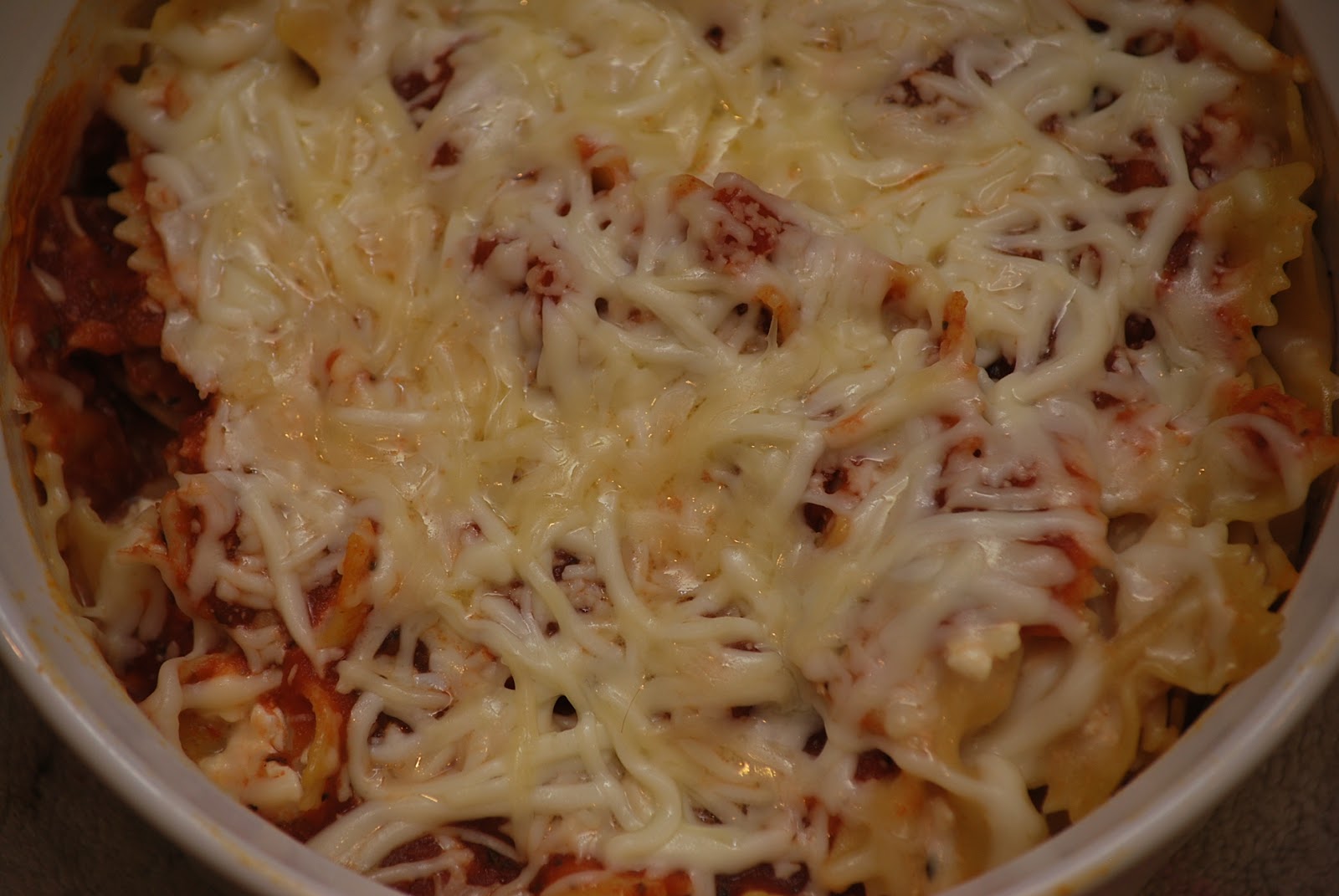 My story in recipes: Baked Bow Tie Pasta