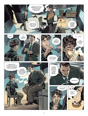 Páginas interiores del cómic Los Zazous. Swing contra los nazis, publicado por Norma Editorial.