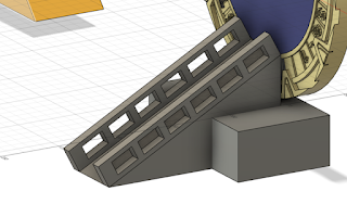 extrude the rectangle for the details of the stair