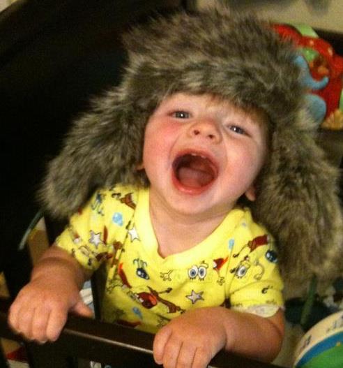 fuzzy hat