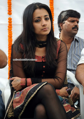 Trisha and Venkatesh at Bodyguard Remake Movie Launch stills