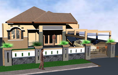 Desain Pagar Rumah Minimalis