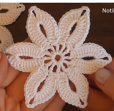 EASY CROCHET LACE FLOWER