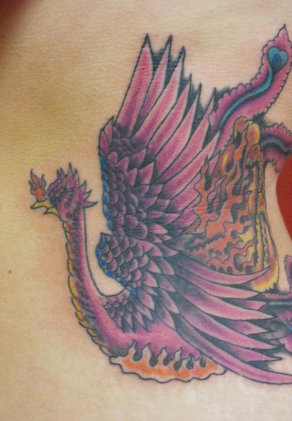 Peacock Tattoo Style - Side Tattoo