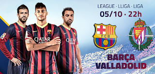 Barcelona - Valladolid en vivo