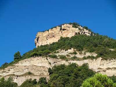 El Roc Gros des del mirador del Serrat de les Bruixes