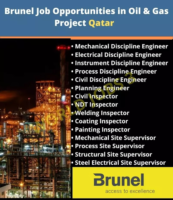 Brunel Job Opportunities in Oil & Gas Project Qatar