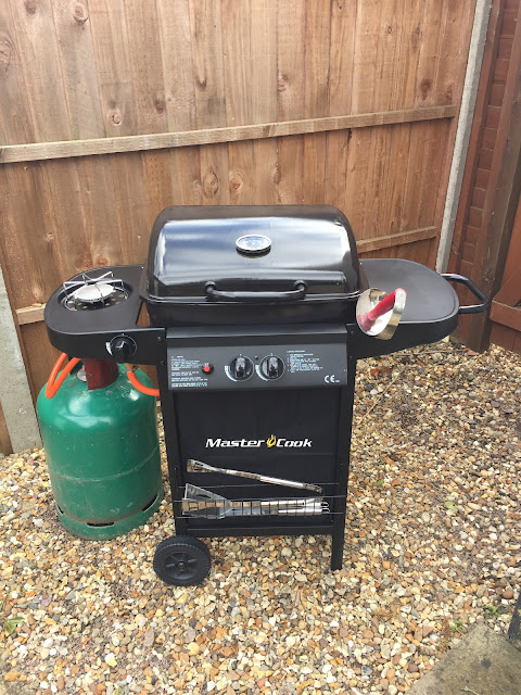 Mr Bishop's shiny new Master Cook BBQ