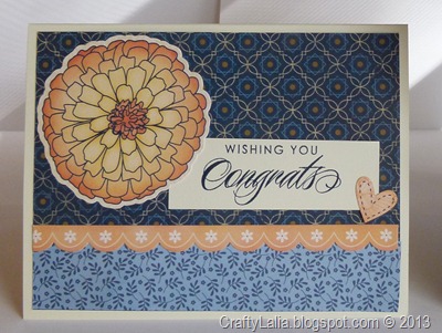 Pemberley, My Stickease, card tutorial, wishing you congrats