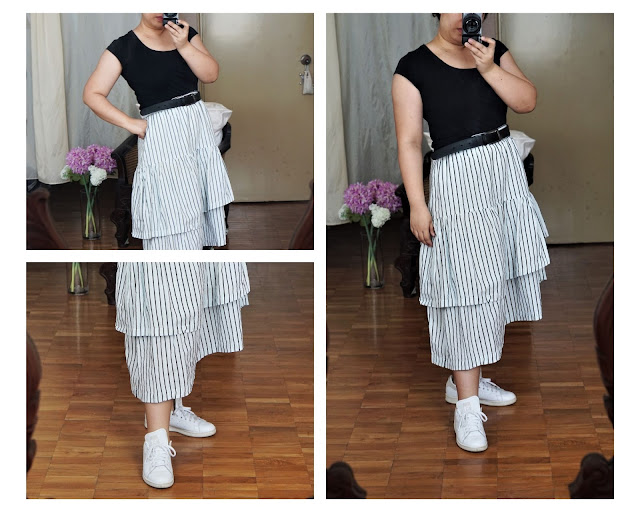 Life Is A Shoe How To Wear A Statement Skirt : 11 Outfit Ideas for A Striped Ruffle Skirt